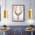 Geometrical Dining Room Drop Lamp Metal 1 Head Contemporary Hanging Light Kit White 6" Clearhalo 'Ceiling Lights' 'Modern Pendants' 'Modern' 'Pendant Lights' 'Pendants' Lighting' 2011735