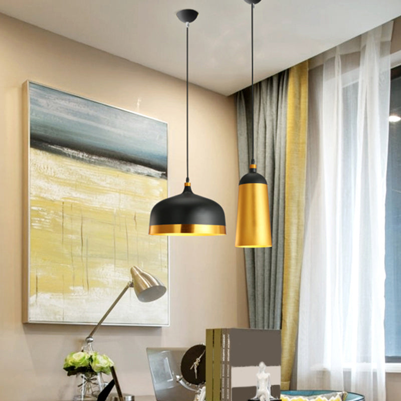 Geometrical Dining Room Drop Lamp Metal 1 Head Contemporary Hanging Light Kit Clearhalo 'Ceiling Lights' 'Modern Pendants' 'Modern' 'Pendant Lights' 'Pendants' Lighting' 2011737