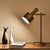 1-Bulb Bedroom Table Light Modern Brass Night Lighting with Grenade Metal Shade Brass Clearhalo 'Lamps' 'Table Lamps' Lighting' 2011814