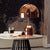 1-Head Dining Room Night Lamp Simple Copper Table Light with Dome Metal Shade Copper Clearhalo 'Lamps' 'Table Lamps' Lighting' 2011857