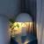 Mushroom Night Table Lamp Minimalist Metal 1-Head Nightstand Lighting for Living Room White Clearhalo 'Lamps' 'Table Lamps' Lighting' 2011875