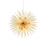 Gold Sputnik Ceiling Chandelier Modernist 9 Heads Metal Drop Pendant for Living Room Clearhalo 'Ceiling Lights' 'Chandeliers' 'Modern Chandeliers' 'Modern' Lighting' 2011959