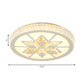 LED Round/Hexagon/Rhombus Ceiling Mount Light Acrylic Contemporary Ceiling Lamp with Crystal Design in White Clearhalo 'Ceiling Lights' 'Close To Ceiling Lights' 'Close to ceiling' 'Flush mount' Lighting' 201239