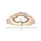 Nose-to-Tail Dolphin Flushmount Light Animal Acrylic LED Ceiling Light in White for Kindergarten Clearhalo 'Ceiling Lights' 'Close To Ceiling Lights' 'Close to ceiling' 'Flush mount' Lighting' 201348