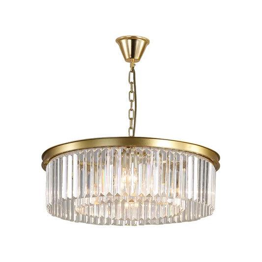 Black/Gold Round Pendant Light Fixture Minimalism Crystal 4/12/16 Bulbs Restaurant Ceiling Chandelier Clearhalo 'Ceiling Lights' 'Chandeliers' 'Modern Chandeliers' 'Modern' Lighting' 2015766