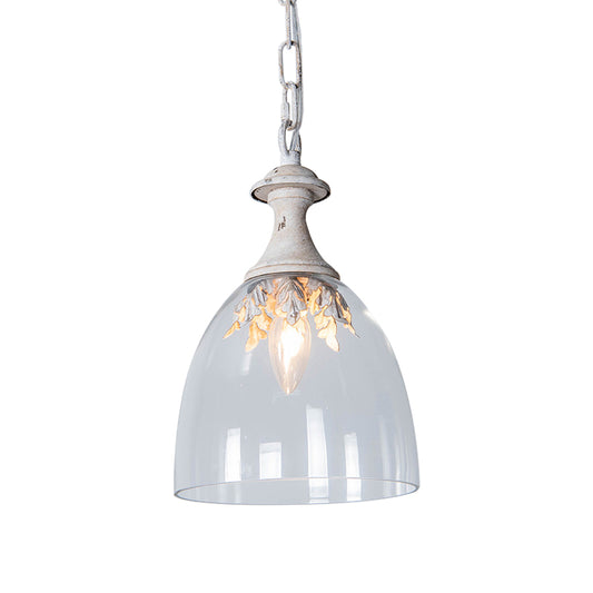 1 Head Metallic Hanging Lamp Kit Traditional Geometrical Dining Room Suspension Pendant Light Clearhalo 'Ceiling Lights' 'Pendant Lights' 'Pendants' Lighting' 2016181