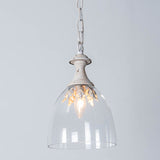 1 Head Metallic Hanging Lamp Kit Traditional Geometrical Dining Room Suspension Pendant Light Clearhalo 'Ceiling Lights' 'Pendant Lights' 'Pendants' Lighting' 2016182