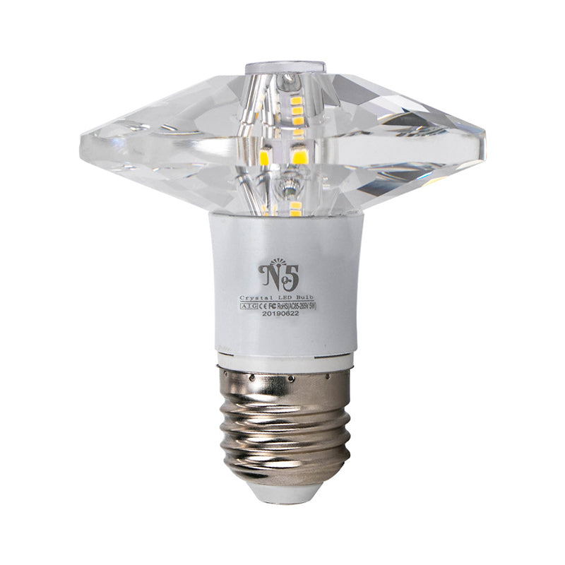 Clear Crystal Diamond Flush Ceiling Light Modern LED Flush Mount Lighting Fixture for Porch Clearhalo 'Ceiling Lights' 'Close To Ceiling Lights' 'Close to ceiling' 'Flush mount' Lighting' 2016535