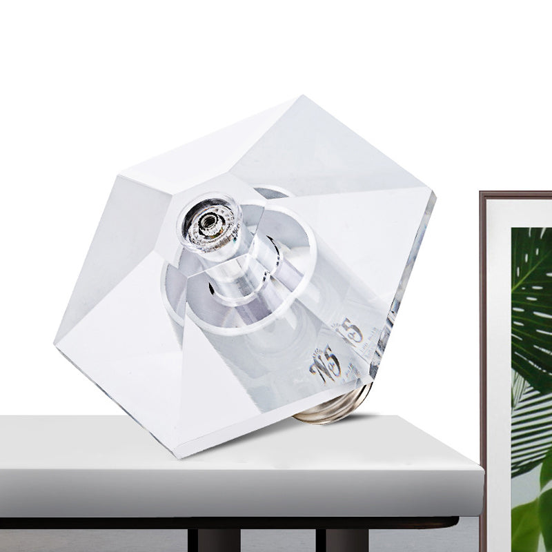 Hexagonal Flush Light Fixture Modern Clear Crystal LED Close to Ceiling Lamp for Foyer Clearhalo 'Ceiling Lights' 'Close To Ceiling Lights' 'Close to ceiling' 'Flush mount' Lighting' 2016539