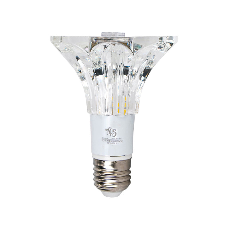Floweret Ceiling Mounted Fixture Contemporary Clear Crystal LED Flush Light for Corridor Clearhalo 'Ceiling Lights' 'Close To Ceiling Lights' 'Close to ceiling' 'Flush mount' Lighting' 2016545