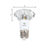 Minimalist LED Flush Mount Lamp Diamond Close to Ceiling Light with Clear Crystal Shade Clearhalo 'Ceiling Lights' 'Close To Ceiling Lights' 'Close to ceiling' 'Flush mount' Lighting' 2016551