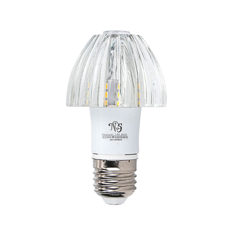 Bowl Mini Flush Mount Lighting Modern Style Clear Crystal LED Aisle Close to Ceiling Lamp Clearhalo 'Ceiling Lights' 'Close To Ceiling Lights' 'Close to ceiling' 'Flush mount' Lighting' 2016554