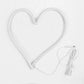 Loving Heart Baby Room Night Lamp Plastic USB Powered LED Modern Wall Night Lighting in White Clearhalo 'Night Lights' 'Wall Lights' Lighting' 2016615