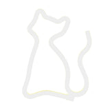 Creative LED Night Light White Cat USB Powered Wall Night Lamp with Plastic Shade Clearhalo 'Night Lights' 'Wall Lights' Lighting' 2016643