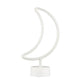 Moon Shaped Table Lamp Contemporary Plastic Battery Operated LED White Night Lighting Clearhalo 'Night Lights' 'Wall Lights' Lighting' 2016884