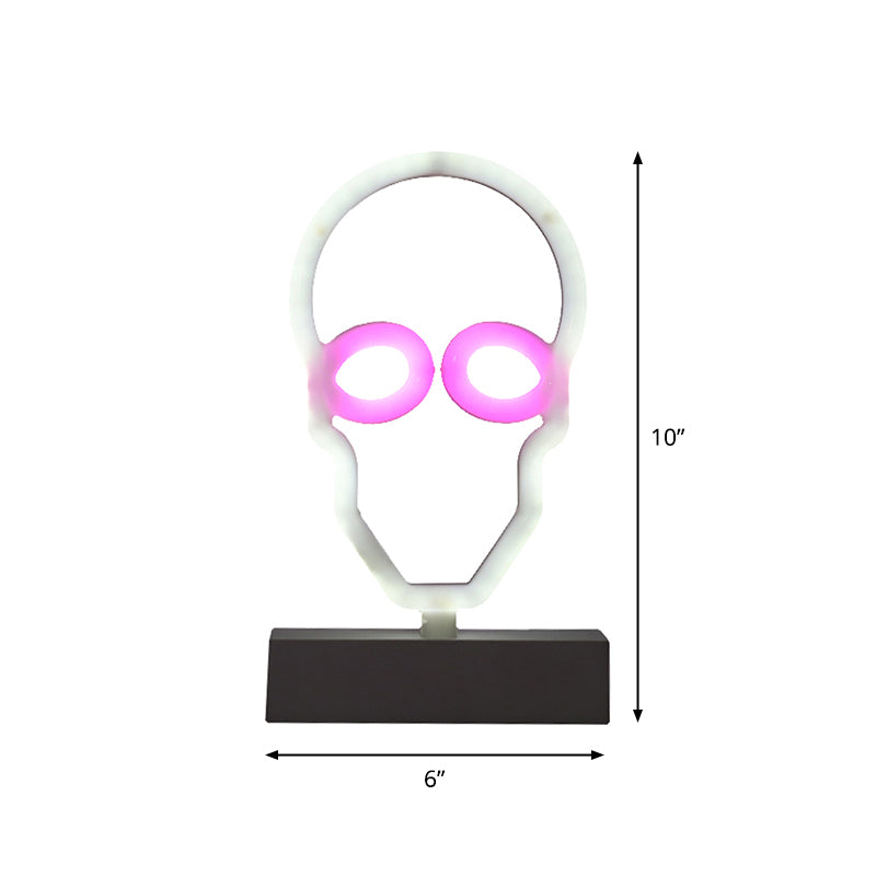 Geometrical Plastic Night Table Light Modern LED White Nightstand Lamp for Bedroom Clearhalo 'Night Lights' 'Wall Lights' Lighting' 2016979