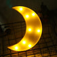 Minimalist LED Night Lighting Yellow Crescent Nightstand Lamp with Plastic Shade Clearhalo 'Night Lights' 'Wall Lights' Lighting' 2017038