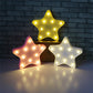 Star Night Stand Light Modern Plastic Battery Operated LED Wall Night Lighting Clearhalo 'Night Lights' 'Wall Lights' Lighting' 2017045