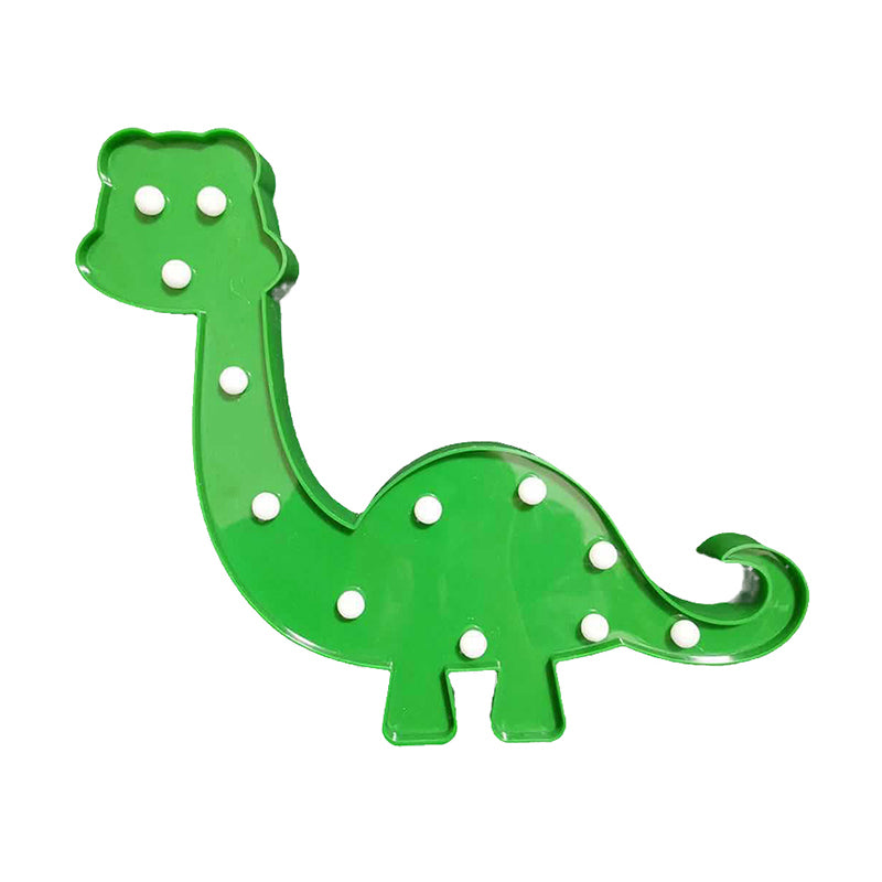 Animal and Plant Night Light Cartoon Plastic Battery Operated LED Green Wall Night Lamp Clearhalo 'Night Lights' 'Wall Lights' Lighting' 2017124