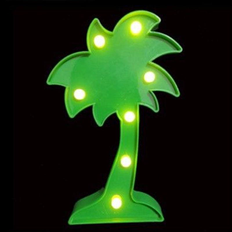 Animal and Plant Night Light Cartoon Plastic Battery Operated LED Green Wall Night Lamp Green D Clearhalo 'Night Lights' 'Wall Lights' Lighting' 2017130