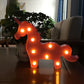Simplicity LED Nightstand Lamp Unicorn Wall Lighting with Plastic Shade for Kids Bedroom Clearhalo 'Night Lights' 'Wall Lights' Lighting' 2017147