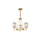 Beveled Crystal Hanging Chandelier Cylinder Traditional Suspension Pendant Light for Living Room 3 Gold Clearhalo 'Ceiling Lights' 'Chandeliers' Lighting' options 2017281_f407238c-fa4c-486d-907e-c90d34aef679
