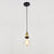 1 Bulb Drop Pendant Farmhouse Dining Room Hanging Ceiling Light with Geometry Glass Shade Clear A Clearhalo 'Ceiling Lights' 'Industrial Pendants' 'Industrial' 'Middle Century Pendants' 'Pendant Lights' 'Pendants' 'Tiffany' Lighting' 2017539