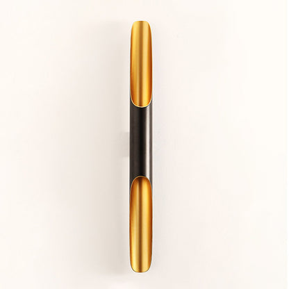 Gull Shaped Metal Wall Mounted Lamp Modernist 2 Lights Gold Wall Lighting Fixture for Corridor 1.0 Gold Clearhalo 'Cast Iron' 'Glass' 'Industrial' 'Modern wall lights' 'Modern' 'Tiffany' 'Traditional wall lights' 'Wall Lamps & Sconces' 'Wall Lights' Lighting' 2017846