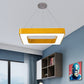 Red/Yellow/Blue/Green Square Pendant Lamp Kids Acrylic LED Chandelier Light Fixture in Third Gear/White Light for Bedroom Third Gear Clearhalo 'Ceiling Lights' 'Chandeliers' Lighting' options 201972_64a052e9-f415-4884-8da7-1793302ba70e