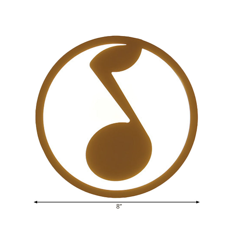 Slim Panel Wall Light Lovely Acrylic Sconce Light in White for Kindergarten Baby Bedroom Clearhalo 'Wall Lamps & Sconces' 'Wall Lights' Lighting' 202279