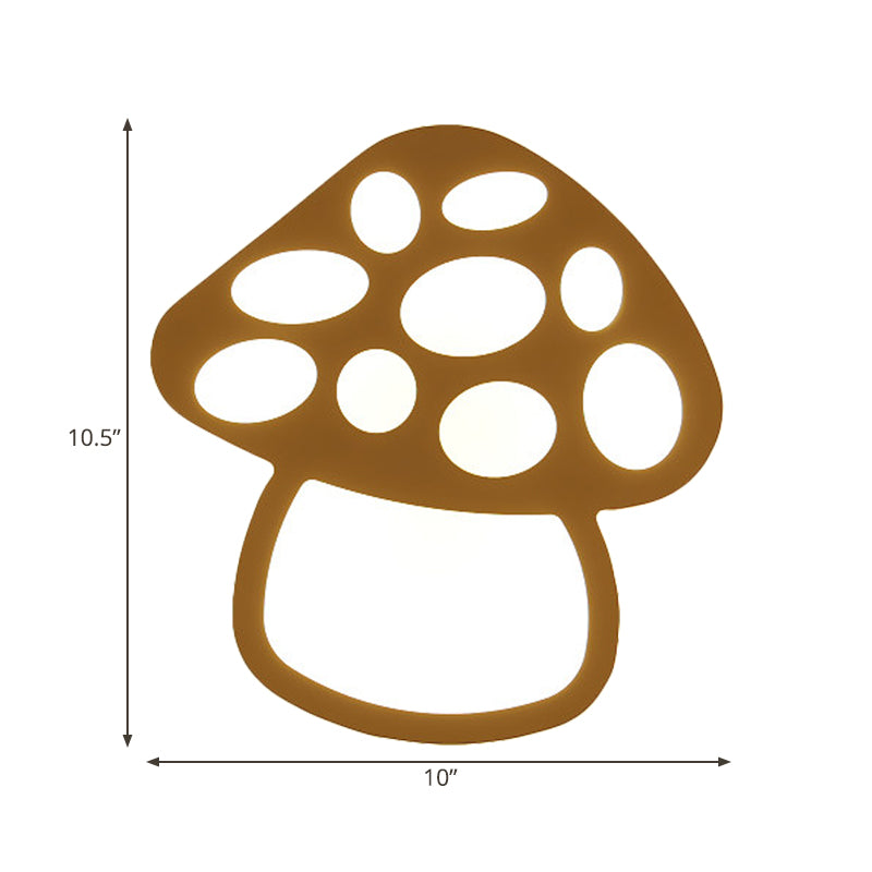 Slim Panel Wall Light Lovely Acrylic Sconce Light in White for Kindergarten Baby Bedroom Clearhalo 'Wall Lamps & Sconces' 'Wall Lights' Lighting' 202294