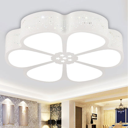 Kindergarten Flower Flush mount Ceiling Light Acrylic Cartoon LED Flush Ceiling Lights White Clearhalo 'Ceiling Lights' 'Close To Ceiling Lights' 'Close to ceiling' 'Flush mount' Lighting' 202295