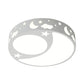 Cartoon LED Ceiling Light with Moon Acrylic Ceiling Light Fixture for Kid Bedroom Clearhalo 'Ceiling Lights' 'Close To Ceiling Lights' 'Close to ceiling' 'Flush mount' Lighting' 202324