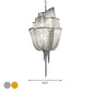 Aluminum Flow Chandelier Lighting Contemporary LED Pendant Light Kit for Living Room Clearhalo 'Ceiling Lights' 'Chandeliers' 'Modern Chandeliers' 'Modern' Lighting' 2024293