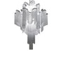 Cascading Aluminum Ceiling Chandelier Nordic LED Pendant Light Fixture for Living Room Clearhalo 'Ceiling Lights' 'Chandeliers' 'Modern Chandeliers' 'Modern' Lighting' 2024322