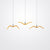 Seagull Shaped Pendant Light Kit Modern Style Metal LED Hanging Lamp for Dining Room Yellow Clearhalo 'Ceiling Lights' 'Modern Pendants' 'Modern' 'Pendant Lights' 'Pendants' Lighting' 2024598