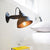 1-Head Wall Light Sconce Farmhouse Bowl Shade Metal Wall Lighting with Adjustable Handle in Black Black Clearhalo 'Art deco wall lights' 'Cast Iron' 'Glass' 'Industrial wall lights' 'Industrial' 'Middle century wall lights' 'Modern' 'Rustic wall lights' 'Tiffany' 'Traditional wall lights' 'Wall Lamps & Sconces' 'Wall Lights' Lighting' 2024675
