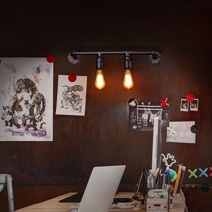 Wrought Iron Wall Mounted Light Farmhouse Rust Armed Living Room Wall Lighting Fixture 2.0 Rust Clearhalo 'Art deco wall lights' 'Cast Iron' 'Glass' 'Industrial wall lights' 'Industrial' 'Middle century wall lights' 'Modern' 'Rustic wall lights' 'Tiffany' 'Traditional wall lights' 'Wall Lamps & Sconces' 'Wall Lights' Lighting' 2025157