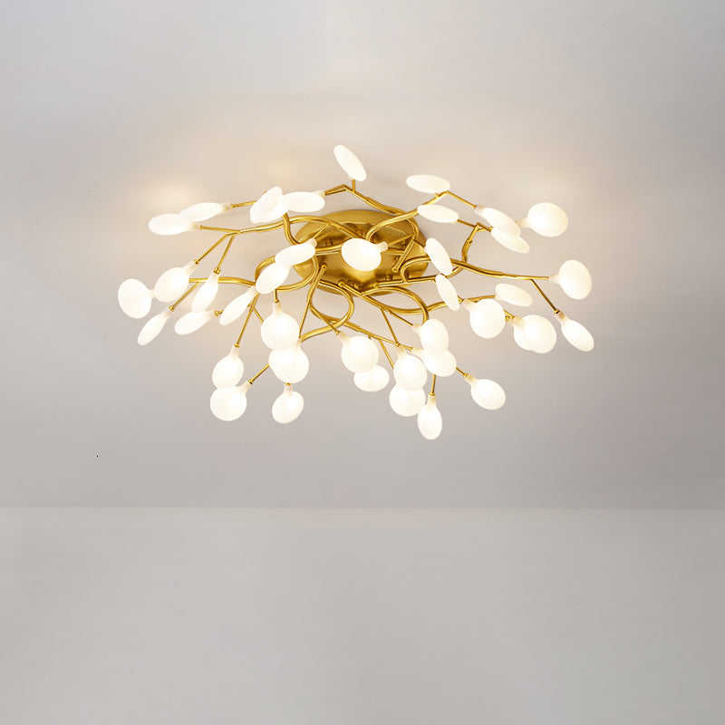 Firefly Flush Ceiling Light Contemporary Metal Living Room LED Flush Mount Lighting Clearhalo 'Ceiling Lights' 'Close To Ceiling Lights' 'Close to ceiling' 'Flush mount' Lighting' 2025259