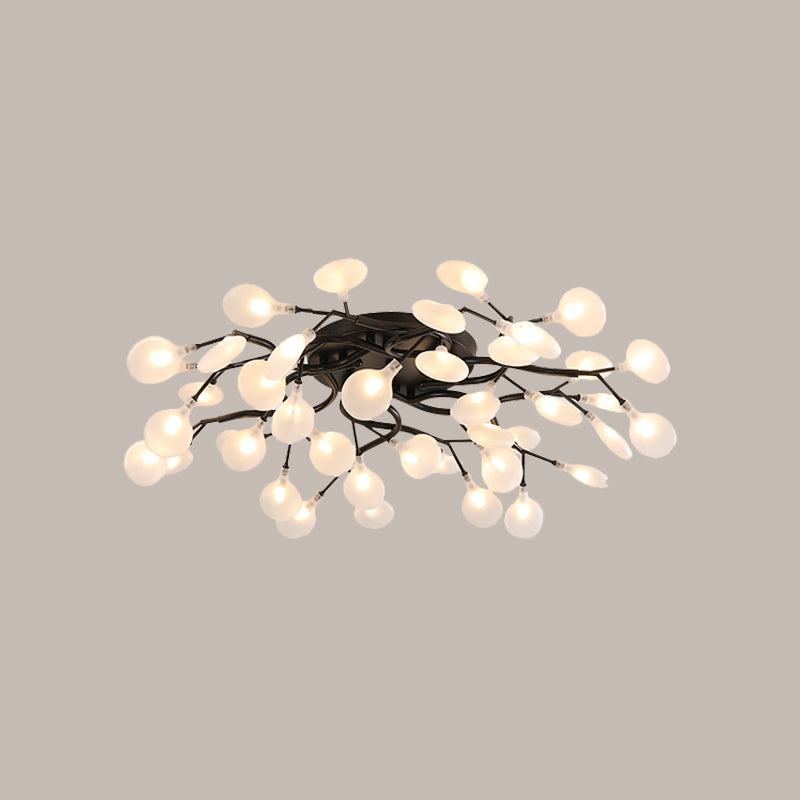 Firefly Flush Ceiling Light Contemporary Metal Living Room LED Flush Mount Lighting Clearhalo 'Ceiling Lights' 'Close To Ceiling Lights' 'Close to ceiling' 'Flush mount' Lighting' 2025270