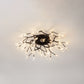 Firefly Flush Ceiling Light Contemporary Metal Living Room LED Flush Mount Lighting Clearhalo 'Ceiling Lights' 'Close To Ceiling Lights' 'Close to ceiling' 'Flush mount' Lighting' 2025283