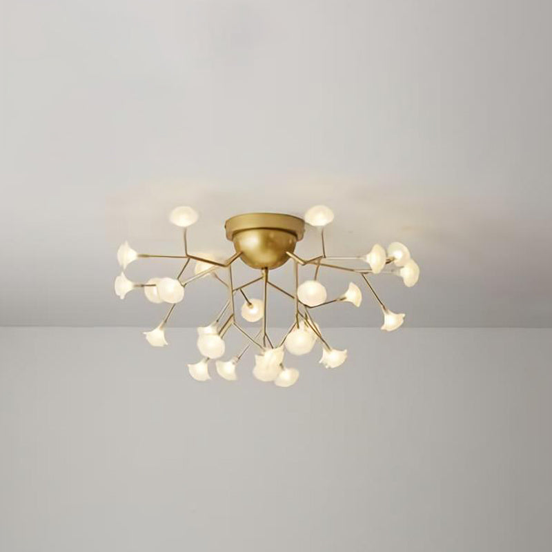Branching Living Room Flush Mount Metal LED Minimalist Ceiling Light Fixture Clearhalo 'Ceiling Lights' 'Close To Ceiling Lights' 'Close to ceiling' 'Flush mount' Lighting' 2026132