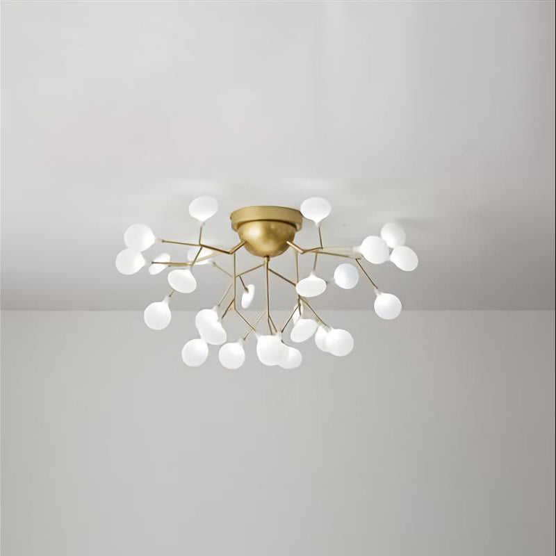 Branching Living Room Flush Mount Metal LED Minimalist Ceiling Light Fixture Clearhalo 'Ceiling Lights' 'Close To Ceiling Lights' 'Close to ceiling' 'Flush mount' Lighting' 2026140