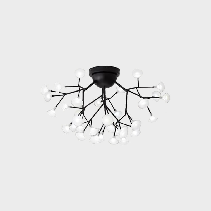 Branching Living Room Flush Mount Metal LED Minimalist Ceiling Light Fixture Clearhalo 'Ceiling Lights' 'Close To Ceiling Lights' 'Close to ceiling' 'Flush mount' Lighting' 2026149