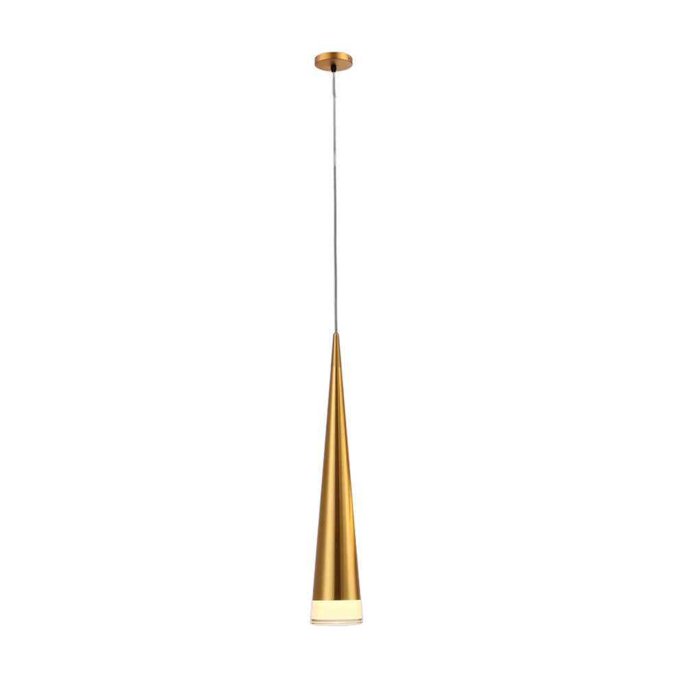 Tapered Hanging Lamp kit Simple Metal Black/Silver/Gold Dining Room Pendant Light Fixture in Warm/White/Neutral Clearhalo 'Ceiling Lights' 'Modern Pendants' 'Modern' 'Pendant Lights' 'Pendants' Lighting' 202615