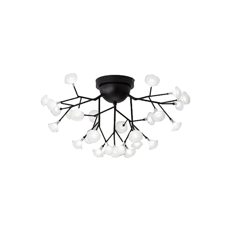 Branching Living Room Flush Mount Metal LED Minimalist Ceiling Light Fixture Clearhalo 'Ceiling Lights' 'Close To Ceiling Lights' 'Close to ceiling' 'Flush mount' Lighting' 2026151