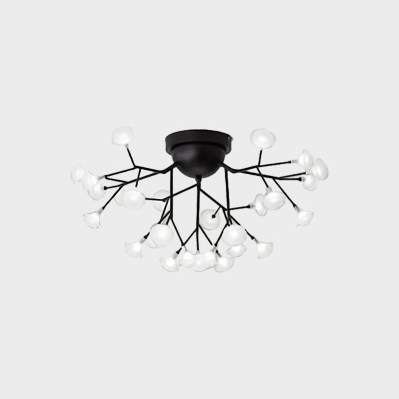 Branching Living Room Flush Mount Metal LED Minimalist Ceiling Light Fixture Clearhalo 'Ceiling Lights' 'Close To Ceiling Lights' 'Close to ceiling' 'Flush mount' Lighting' 2026152