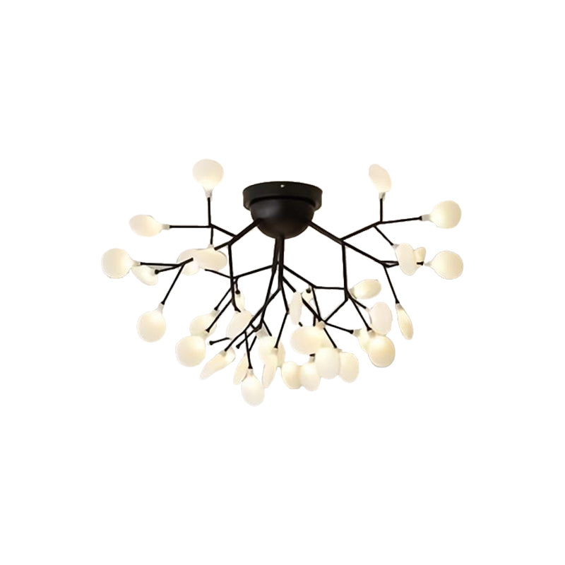 Branching Living Room Flush Mount Metal LED Minimalist Ceiling Light Fixture Clearhalo 'Ceiling Lights' 'Close To Ceiling Lights' 'Close to ceiling' 'Flush mount' Lighting' 2026154
