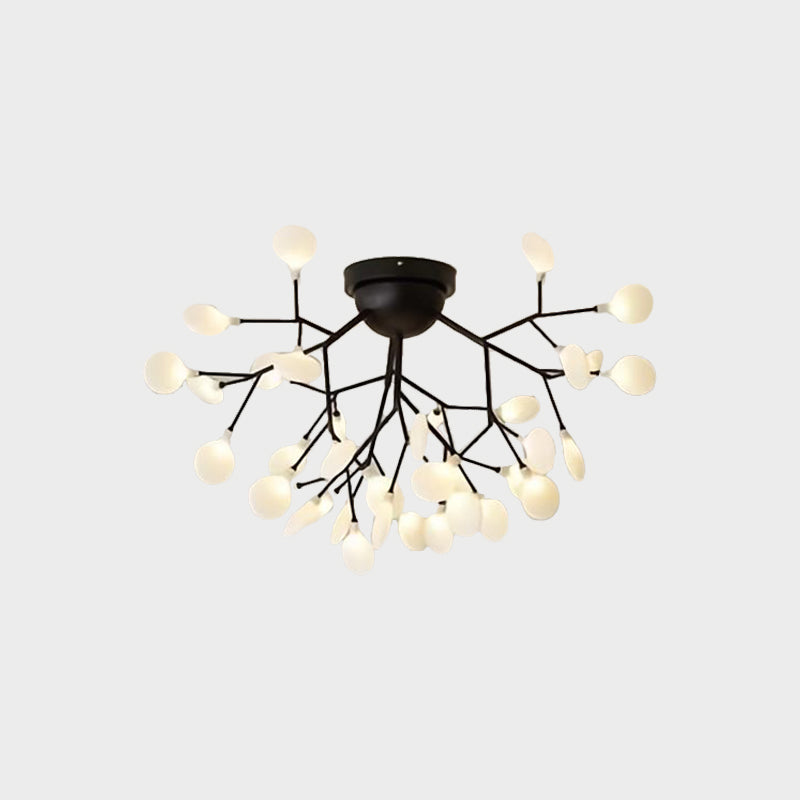 Branching Living Room Flush Mount Metal LED Minimalist Ceiling Light Fixture Clearhalo 'Ceiling Lights' 'Close To Ceiling Lights' 'Close to ceiling' 'Flush mount' Lighting' 2026155