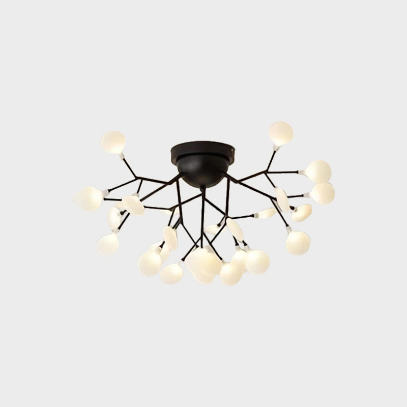 Branching Living Room Flush Mount Metal LED Minimalist Ceiling Light Fixture Clearhalo 'Ceiling Lights' 'Close To Ceiling Lights' 'Close to ceiling' 'Flush mount' Lighting' 2026158